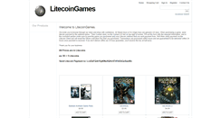 Desktop Screenshot of litecoingames.com